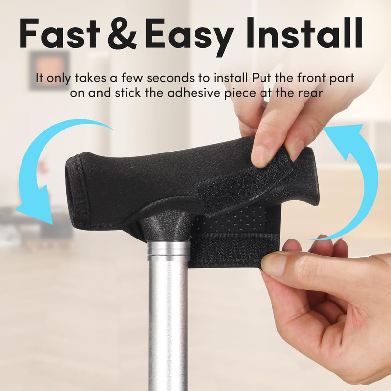 Walking Cane Handle Cover - Canes Handle Cushion‌ for Seniors