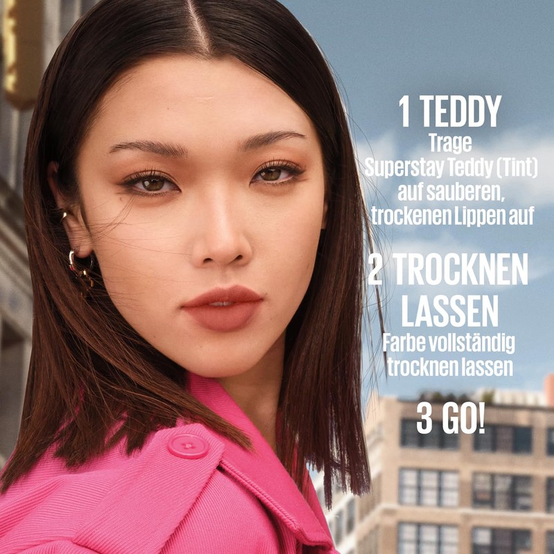 Maybelline New York Superstay Teddy Tint Lipstick for Delicate, Soft