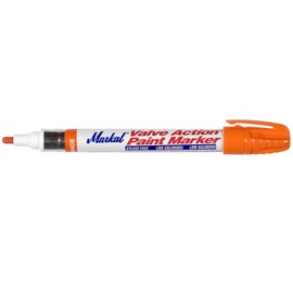 Markall 96824 Orange Valve Action Paint Marker - Medium Tip