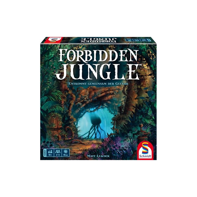 Schmidt Spiele 49458 Forbidden Jungle Family Game, Multi-Colour