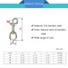 YWZHENYU Marine Grade Single Ended Trigger Clips Heavy Duty Diving