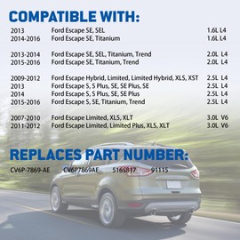 USTAR Automatic Transmission Oil Cooler Compatible with Ford Escape 2007-2016 1.6L 2.0L 2.5L 3.0L Replace CV6P-7869-AE CV6P7869AE 5165817 91115