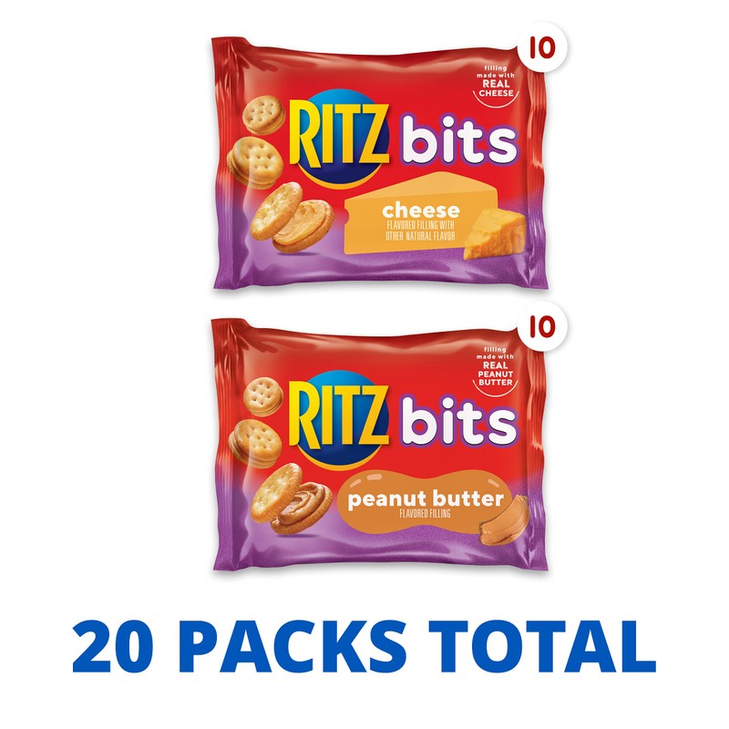 RITZ Bits Cheese and RITZ Bits Peanut Butter Sandwich Crackers