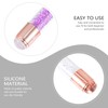 FOMIYES 2pcs Nail Stamp French Tip Nail Tool Manicure Silicone