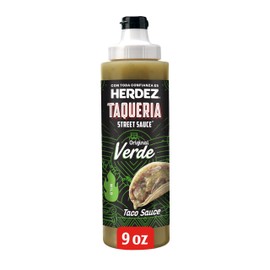 HERDEZ TAQUERIA STREET SAUCE verde taco sauce, Squeeze Bottle, 9 oz(Pack of 8)