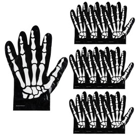Fun Express Skeleton Hand-Shaped Goody Bag - 12 Pc