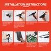 Versatile Manual Soldering Gun, Welder Five-Piece Set, Internally Heated Industrial