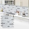 Artemuro 10 Sheets Premium Peel and Stick Backsplash, White Marble
