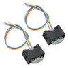 Pair of 3 Pin Pre-Wired Suspension Height Sensor Wiring Connector