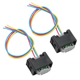 Pair of 3 Pin Pre-Wired Suspension Height Sensor Wiring Connector Plugs for Land Rover Discovery 2 3 YMQ503220
