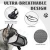 VZU Muzzle for Dogs, Breathable, Reflective, Adjustable Dog Muzzle for