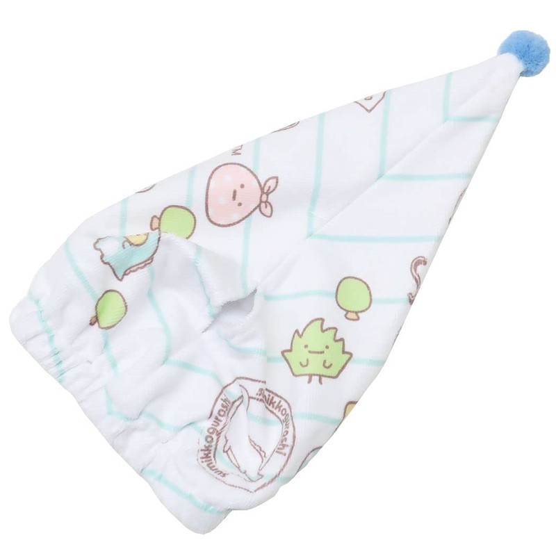 2023 Marushin 6575029300 Towel Cap, Children, Sumikkogurashi, Hair Drying, Water