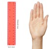 Pack of 10 Rulers 15 cm Children's Primary School, Plastic