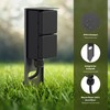 ledscom.de PIWI Garden Socket Column with Ground Spike for Outdoor