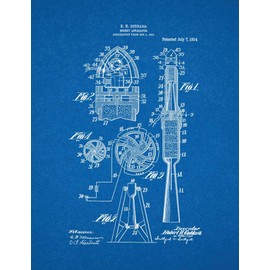 Rocket Apparatus Patent Print Blueprint (18" x 24") M10822