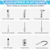PONEYA 9 PCS Grease Gun Couplers, Quick Connect Greasing Accessory