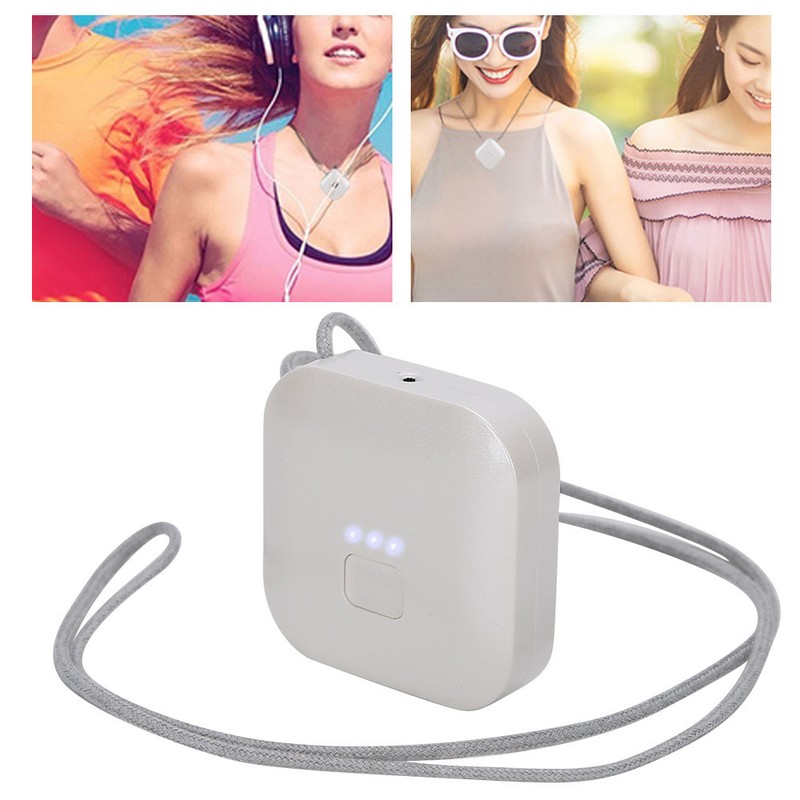 Portable Wearable Air Purifier USB Personal Mini Negative Ion Necklace