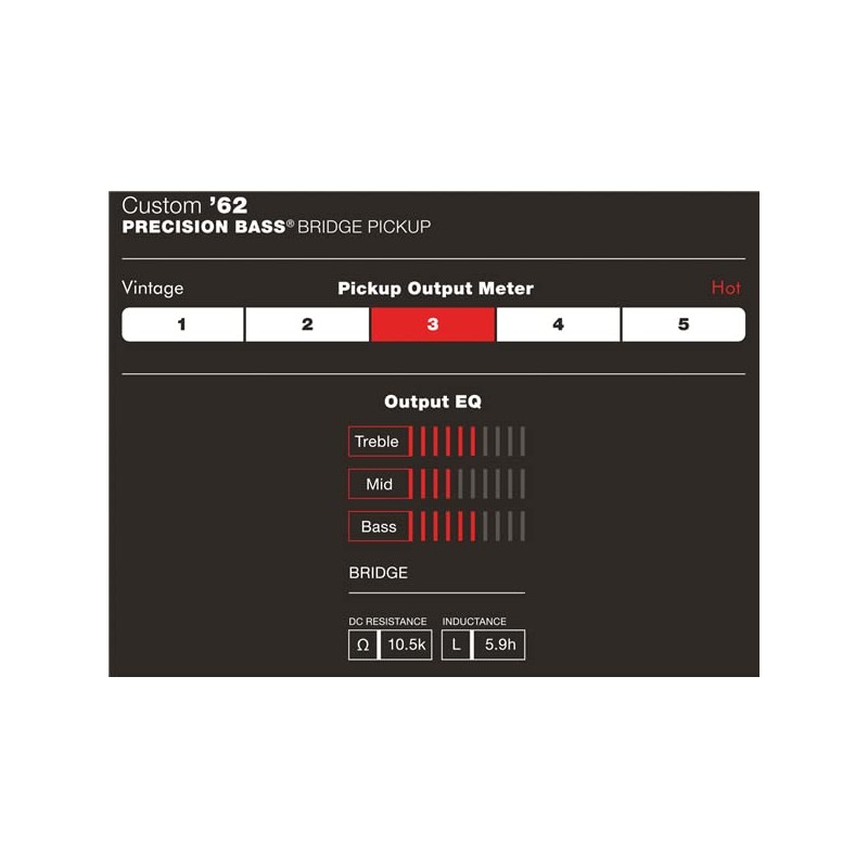 Fender Custom Shop '62 Precision Bass Pickup Bundle with Instrument