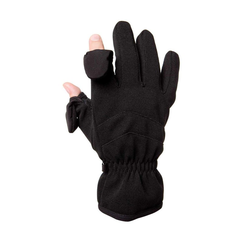 Freehands Men's Stretch Thinsulate Gloves, Large, Black