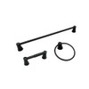 Boston Harbor Bath Acc Set Matte Black 8703