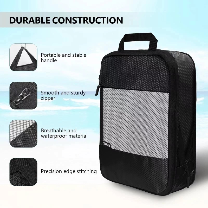 Compression Packing Cubes Set – 5 Lightweight Luggage Organizers for