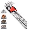 Powerbuilt 9 Piece SAE Hex Key Wrench Set for Damaged