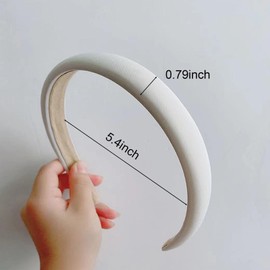 TYSSELY Headbands Set for Women Girls 3PCS Pearl Headband Non-Slip Wide Hairband Cute Fashion Hair Accessories