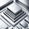 1.5 mm Stainless Steel Sheet V2A Plates Cuts 100 mm