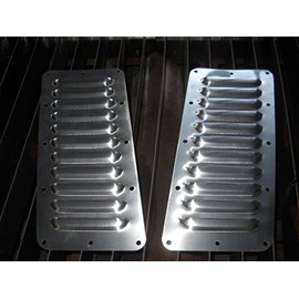 RodLouvers Pair of Angled Aluminum 5” 11 Louver Hood Panels Jeep YJ (Bolt-On) Kit