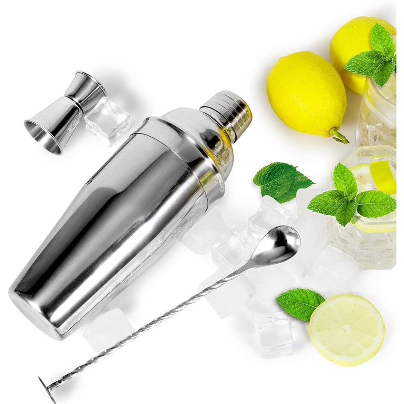 WPHUAW 24oz Cocktail Shaker Bar Set-Professional Martini shaker Margarita Mixer