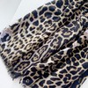 WHITE FANG MA022 Women's Scarf, Large, Leopard Pattern, Animal, Stylish,