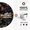 REUSABLE COFFEE CAPSULE Reusable Refillable Pod, 100PCS Foil Seal New