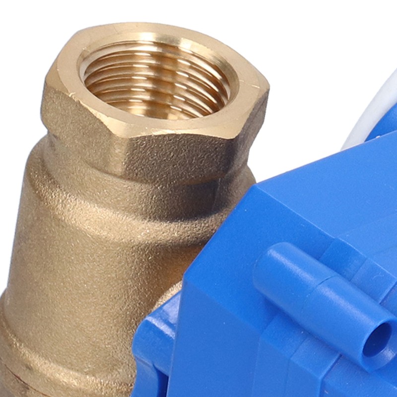 Electric Ball Valve BSP Brass Motorized 3 Wire DC3~6V Through