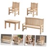 Yardwe Set of 4 Garden Itz Chairs Toy Mini House