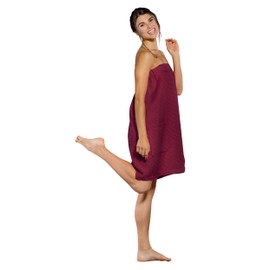 Turquaz Lightweight Knee Length Waffle Robes For Women Spa Bath Waffle