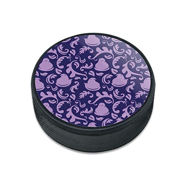 GRAPHICS & MORE Purple Peeps in Garden Pattern Ice Hockey