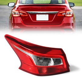 Huray Left Tail Light for Nissan Sentra 2016-2019, LED Taillight Tail lamp Rear Brake Lamp Replacement for 265553YU0A NI2804108 Driver Side LH Outer