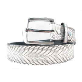 Pelgio Genuine Cobra Snake Skin Men's Belt 46" (Natural)