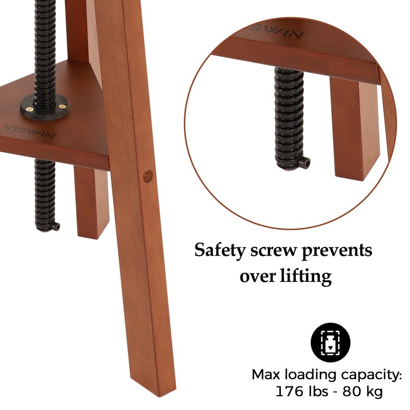 VISWIN Adjustable Drafting Stool for Artists & Adults, 19"-26" Height