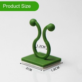 Yitobici Plant Holder, Plant Clips Wall, Plant Wall Mount, Plant Climbing Aid, Pack of 60 Plant Holder Wall, Climbing Plants Attachment Wall for Climbing Plants Wall Decoration