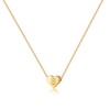 Turandoss Heart Pendant Initial S Necklace - 14K Gold Filled