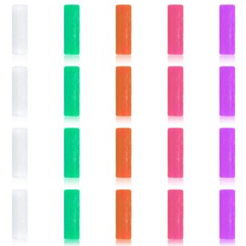 LOVEWEE Aligner Tray Seaters 20 PCS Aligner Chewies Aligner Seater Chewies for Aligner Trays Chompers Aligner Trays 5 Colors