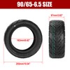 90/65-6.5 Vacuum Self Repairing Tire 11 Inch For Dualtron Thunder