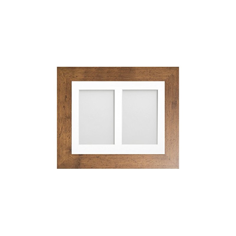 Frame Company Watson Rustic Multi-Aperture Photo Frame with Mount, 10x8