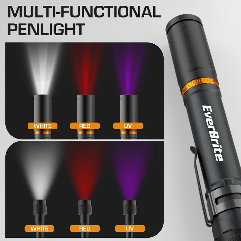EverBrite Multi-Functional Rechargeable Work Light, Flexible LED Flashlight with 3