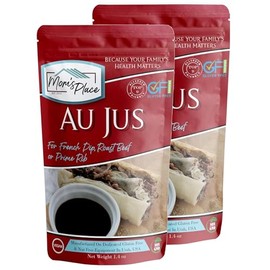 Mom’s Place Gluten-Free & Dairy Free Au Jus Mix (2-Pack), Vegan, Nut Free & Soy Free, 32 servings, 2.8 oz.