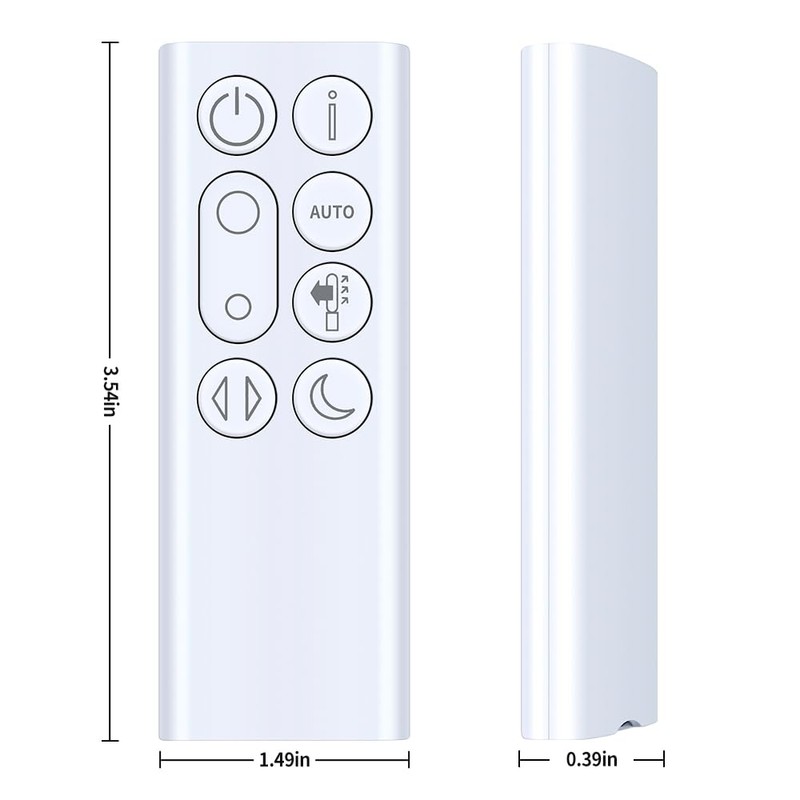 TCNOUMT Fan Replacement Remote Control Compatible with Dyson Dual-Directioner Air