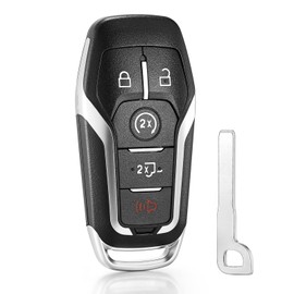 Smart Proximity Key Fob Replacement Fits for Ford F-150 F-250 F-350 F-450 2015 2016 2017 Keyless Entry Remote Start Control 902 Mhz M3N-A2C31243300 164-R8117 5 Button