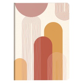 Clairefontaine 116063C Notebook Terracotta with Thread Binding DIN A5 14.8 x 21 cm 32 Sheets Lined Assorted Pack of 1