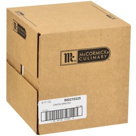 McCormick Culinary Minced Onion, 17 oz (Pack of 6) - Six 17 Ounce Containers of Dried Minced Onion Flakes, Perfect for Soups, Sauces, Meatballs, Relishes and Casseroles